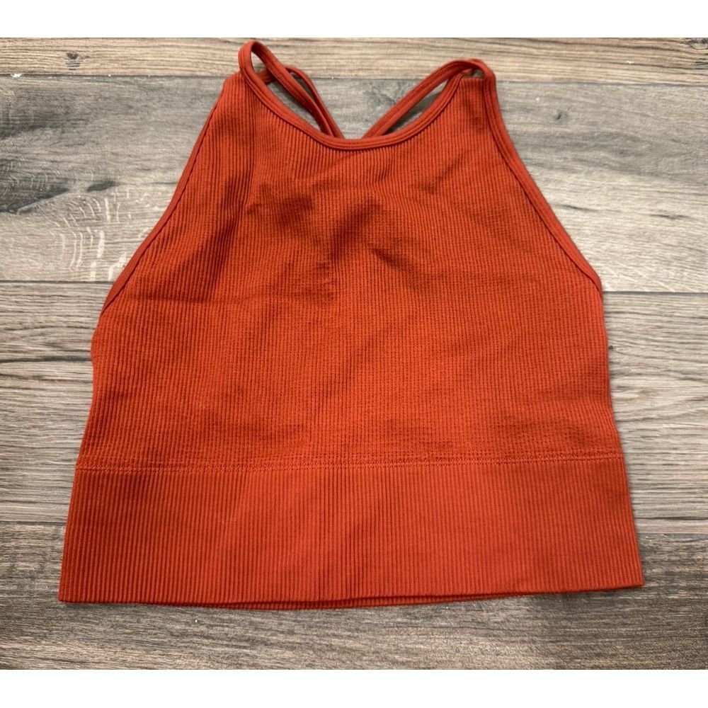 Gilly hicks high‎ neck cross back bra bralette crop top large